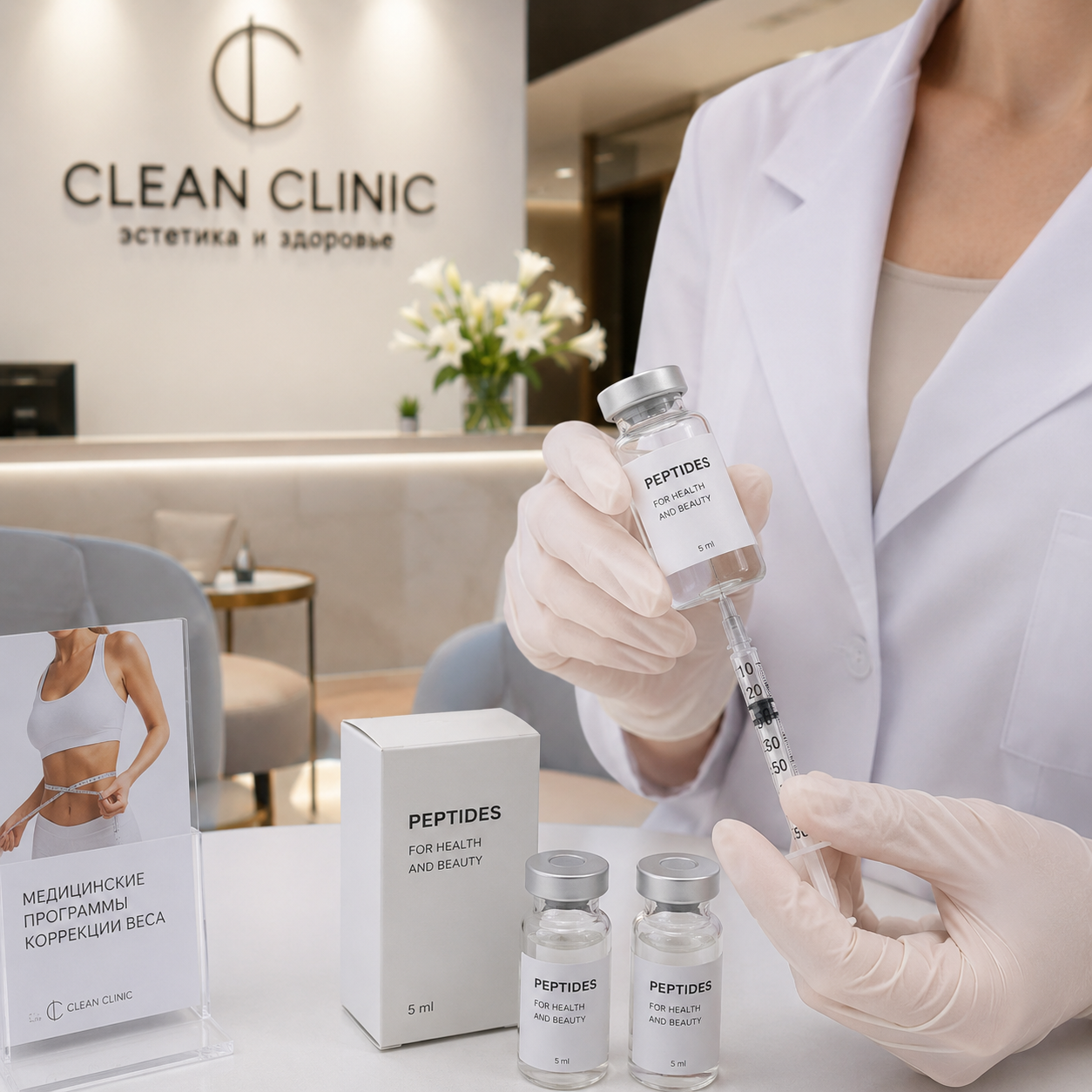 Пептиды — главный тренд медицины 2026 года. Как Clean Clinic превращает его в драйвер роста франшизы